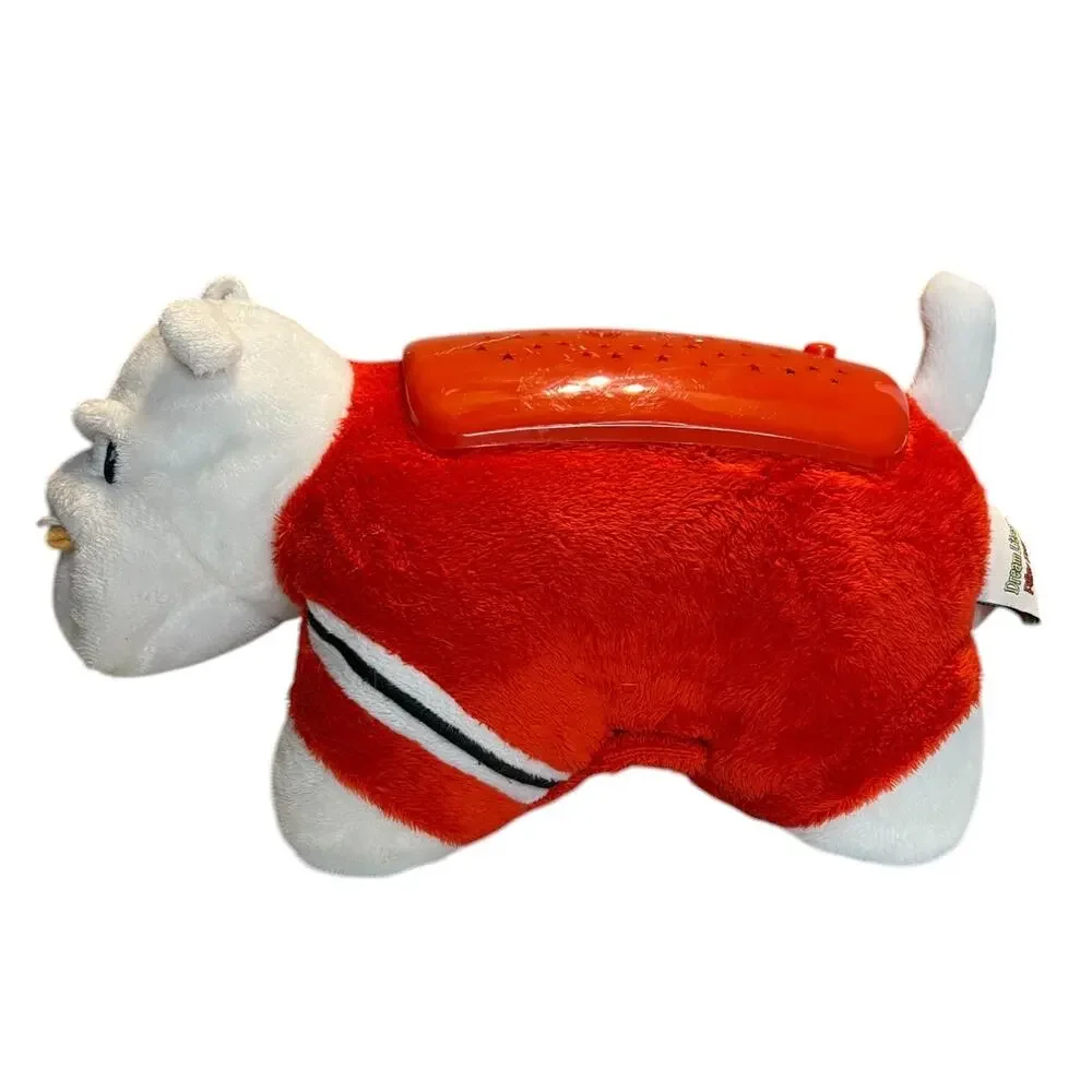 Georgia Bulldogs UGA Dream Lites Pillow Pets NCAA Projector Plush Works